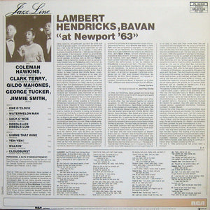 Lambert, Hendricks & Bavan : At Newport '63 (LP, Album, RE)