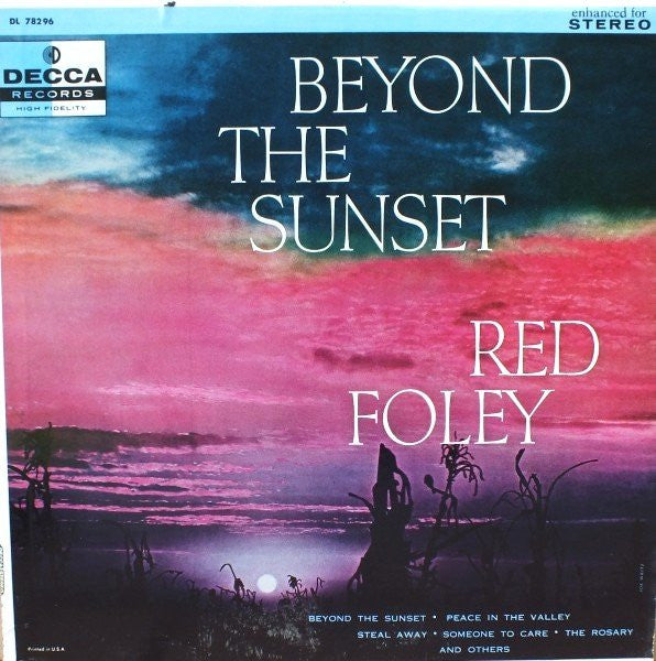 Red Foley : Beyond The Sunset (LP, Album, RP)