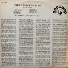 Load image into Gallery viewer, Roy Acuff And His Smoky Mountain Boys : Great Speckle Bird And Other Favorites (LP, Comp, Mono)
