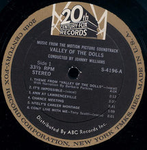 Load image into Gallery viewer, Dory Previn And Andre Previn* Conducted By Johnny Williams* : Valley Of The Dolls (Music From The Motion Picture Soundtrack) (LP, Album)
