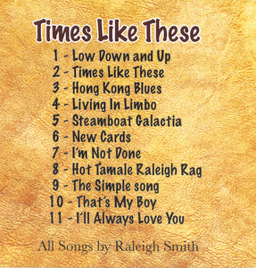 Raleigh Smith, David P. Jackson : Times Like These (CD, Ltd)