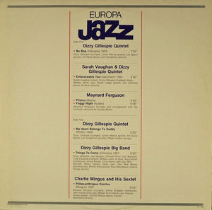 Sarah Vaughan, Maynard Ferguson, Charlie Mingus*, Dizzy Gillespie : Europa Jazz (LP, Comp)