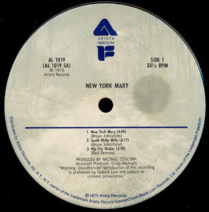 New York Mary : New York Mary (LP, Album)