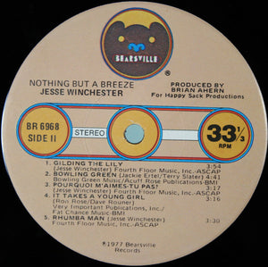 Jesse Winchester : Nothing But A Breeze (LP, Album, Jac)