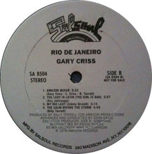 Load image into Gallery viewer, Gary Criss : Rio De Janeiro (LP, Album, Promo, Ter)
