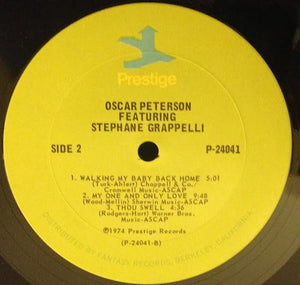 Oscar Peterson Featuring Stephane Grappelli* : Peterson/Grappelli (2xLP, Comp, gat)