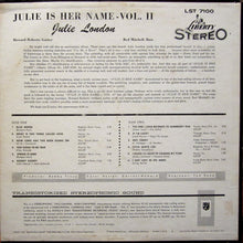 Load image into Gallery viewer, Julie London : Julie Is Her Name Volume Two (LP, Album)
