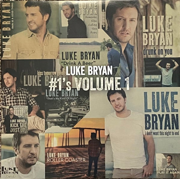 Luke Bryan : #1's Volume 1 (LP, RE, Bro)