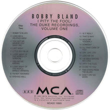 Load image into Gallery viewer, Bobby Bland : I Pity The Fool / The Duke Recordings, Vol. One (2xCD, Comp, RE)
