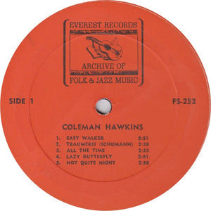 Coleman Hawkins : Coleman Hawkins (LP, Album, RE)