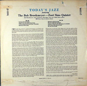 The Bob Brookmeyer - Zoot Sims Quintet* : Today's Jazz (LP)
