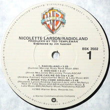 Load image into Gallery viewer, Nicolette Larson : Radioland (LP, Album, Jac)
