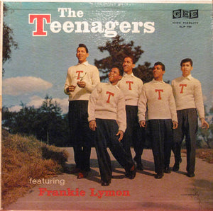 The Teenagers Featuring Frankie Lymon* : The Teenagers Featuring Frankie Lymon (LP, Album, Mono, Red)