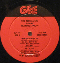 Load image into Gallery viewer, The Teenagers Featuring Frankie Lymon* : The Teenagers Featuring Frankie Lymon (LP, Album, Mono, Red)

