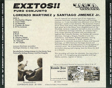 Laden Sie das Bild in den Galerie-Viewer, Lorenzo Martinez y Santiago Jimenez, Jr. : Exitos!! (CD, Album, Ltd)
