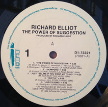 Laden Sie das Bild in den Galerie-Viewer, Richard Elliot : The Power Of Suggestion (LP, Album, All)

