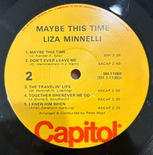 Load image into Gallery viewer, Liza Minnelli : Maybe This Time (LP, Album, RE, Yel)

