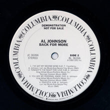 Load image into Gallery viewer, Al Johnson : Back For More (LP, Album, Promo)
