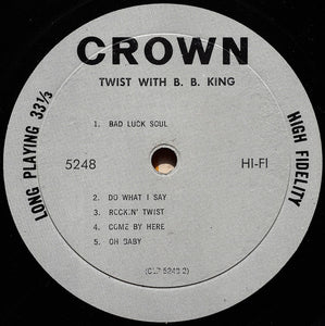 B.B. King : Twist With B.B. King (LP)