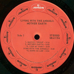 Mother Earth (4) : Living With The Animals (LP, Album, RP, Gat)