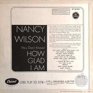 Nancy Wilson : How Glad I Am (LP, Album)