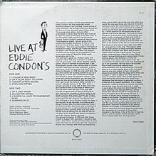 Load image into Gallery viewer, Eddie Condon : Live At Eddie Condon&#39;s (LP, Album)
