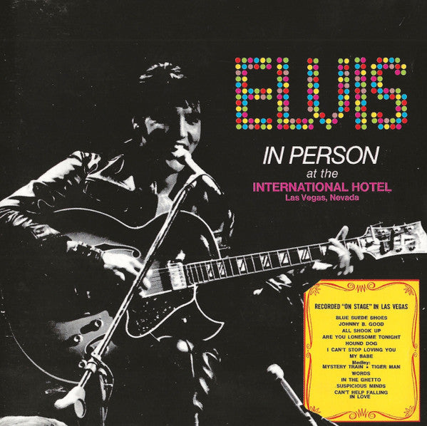 Elvis* : Elvis In Person (At The International Hotel Las Vegas, Nevada) (CD, Album, RE)