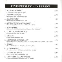 Load image into Gallery viewer, Elvis* : Elvis In Person (At The International Hotel Las Vegas, Nevada) (CD, Album, RE)
