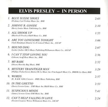 Laden Sie das Bild in den Galerie-Viewer, Elvis* : Elvis In Person (At The International Hotel Las Vegas, Nevada) (CD, Album, RE)
