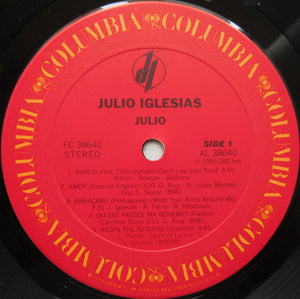 Julio Iglesias : Julio (LP, Album, Pit)