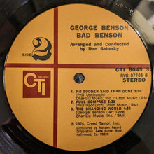 Laden Sie das Bild in den Galerie-Viewer, George Benson : Bad Benson (LP, Album, Gat)
