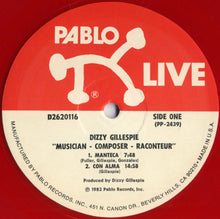 Load image into Gallery viewer, Dizzy Gillespie : Musician-Composer-Raconteur (2xLP, Album, Red)
