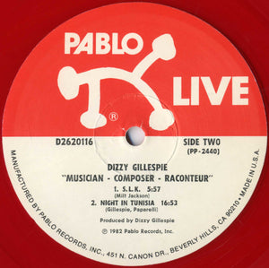 Dizzy Gillespie : Musician-Composer-Raconteur (2xLP, Album, Red)