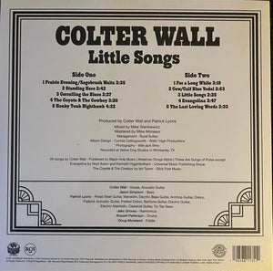 Colter Wall : Little Songs (LP, Album, Ltd, Blu)