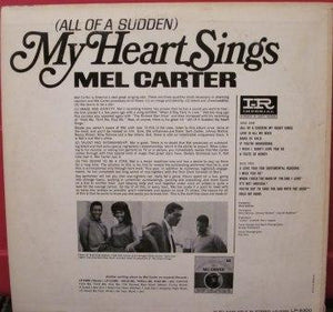 Mel Carter : (All Of A Sudden) My Heart Sings (LP, Mono)