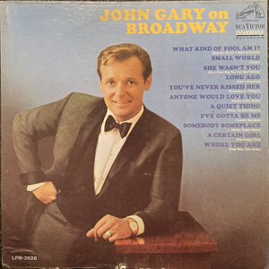 John Gary : John Gary On Broadway (LP, Mono, Ind)