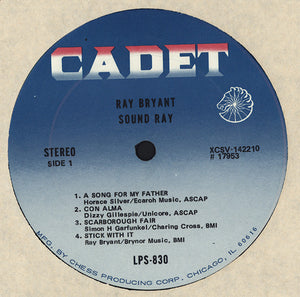 Ray Bryant : Sound Ray (LP, Album)