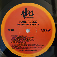 Load image into Gallery viewer, Paul Russo (5) : Morning Breeze (LP, Album)
