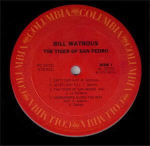 Bill Watrous And The Manhattan Wildlife Refuge : The Tiger Of San Pedro (LP, Album)