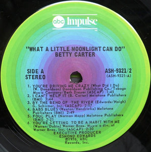 Betty Carter : What A Little Moonlight Can Do (2xLP, Comp)