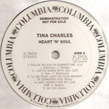 Laden Sie das Bild in den Galerie-Viewer, Tina Charles : Heart &#39;N&#39; Soul (LP, Album, Promo)
