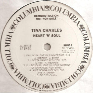 Tina Charles : Heart 'N' Soul (LP, Album, Promo)