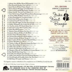 Various : Juke Joint Boogie - Country & Rockabilly Classics (CD, Comp, RM, Car)