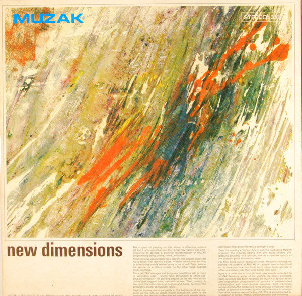 Unknown Artist : New Dimensions (LP, Album, Promo)