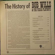 Laden Sie das Bild in den Galerie-Viewer, Bob Wills &amp; The Texas Playboys* : The History Of Bob Wills &amp; The Texas Playboys (LP, Album, Comp)
