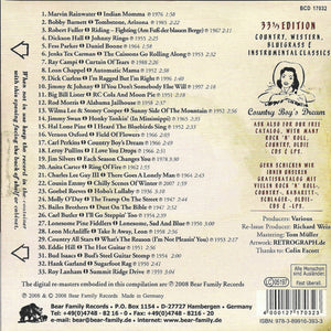 Various : Country Boy's Dream - Country, Western, Bluegrass & Instrumental Classics (CD, Comp, Car)