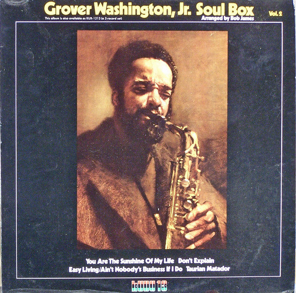 Grover Washington, Jr. : Soul Box Vol. 2 (LP, Album)