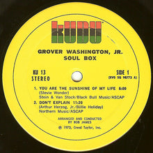 Laden Sie das Bild in den Galerie-Viewer, Grover Washington, Jr. : Soul Box Vol. 2 (LP, Album)
