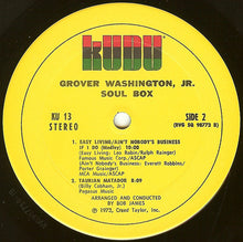 Laden Sie das Bild in den Galerie-Viewer, Grover Washington, Jr. : Soul Box Vol. 2 (LP, Album)
