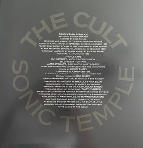 The Cult : Sonic Temple (2xLP, Album, Ltd, RE, RM, Gre)